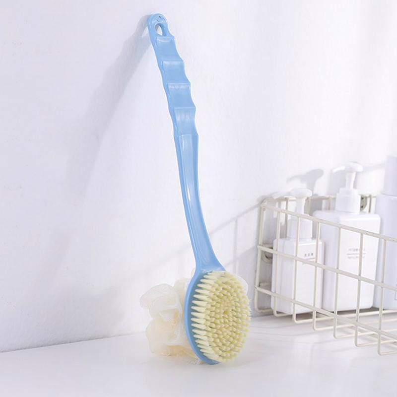 Exfoliating Scrub Mens - Zakrzywiona szczotka do kąpieli z długim