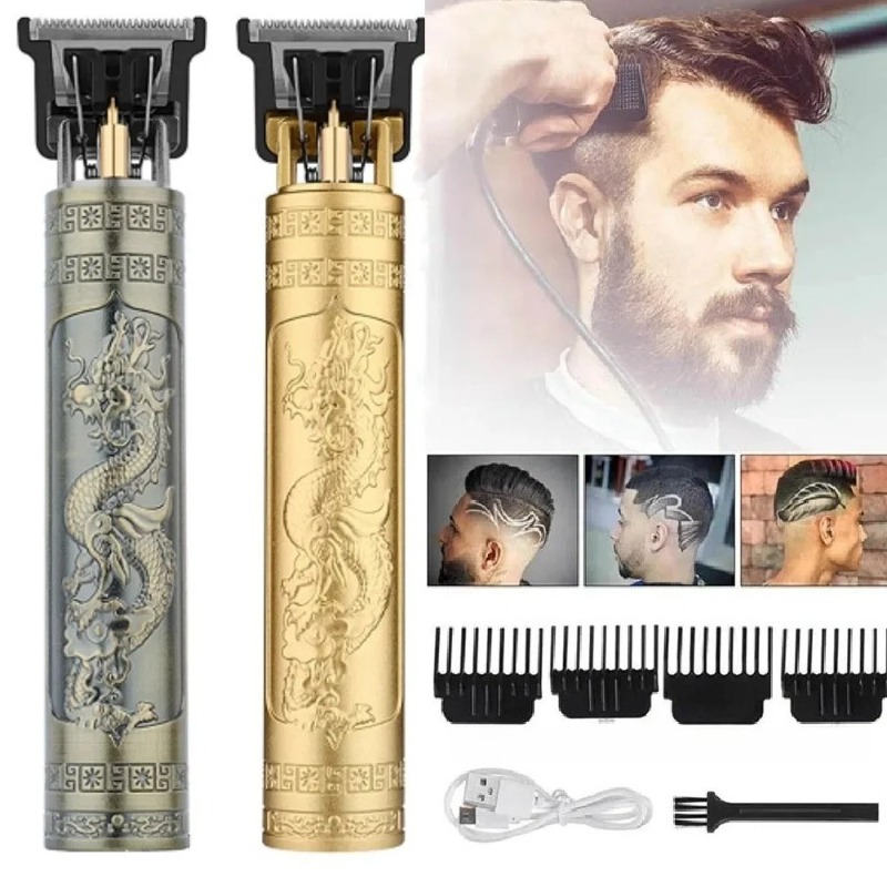 Men'S Grooming Organizer - Elektryczny trymer do brody T9, bezprzewodowa