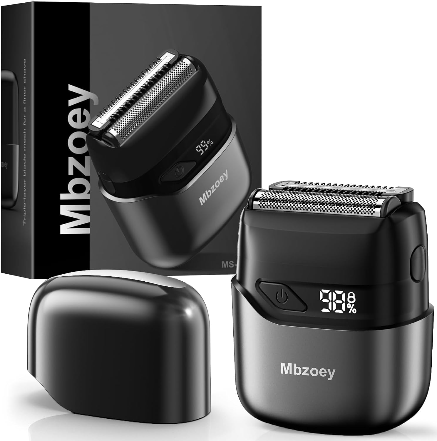 Men'S Grooming Images - Mini Elektryczna Golarka Foliowa dla Mężczyzn
