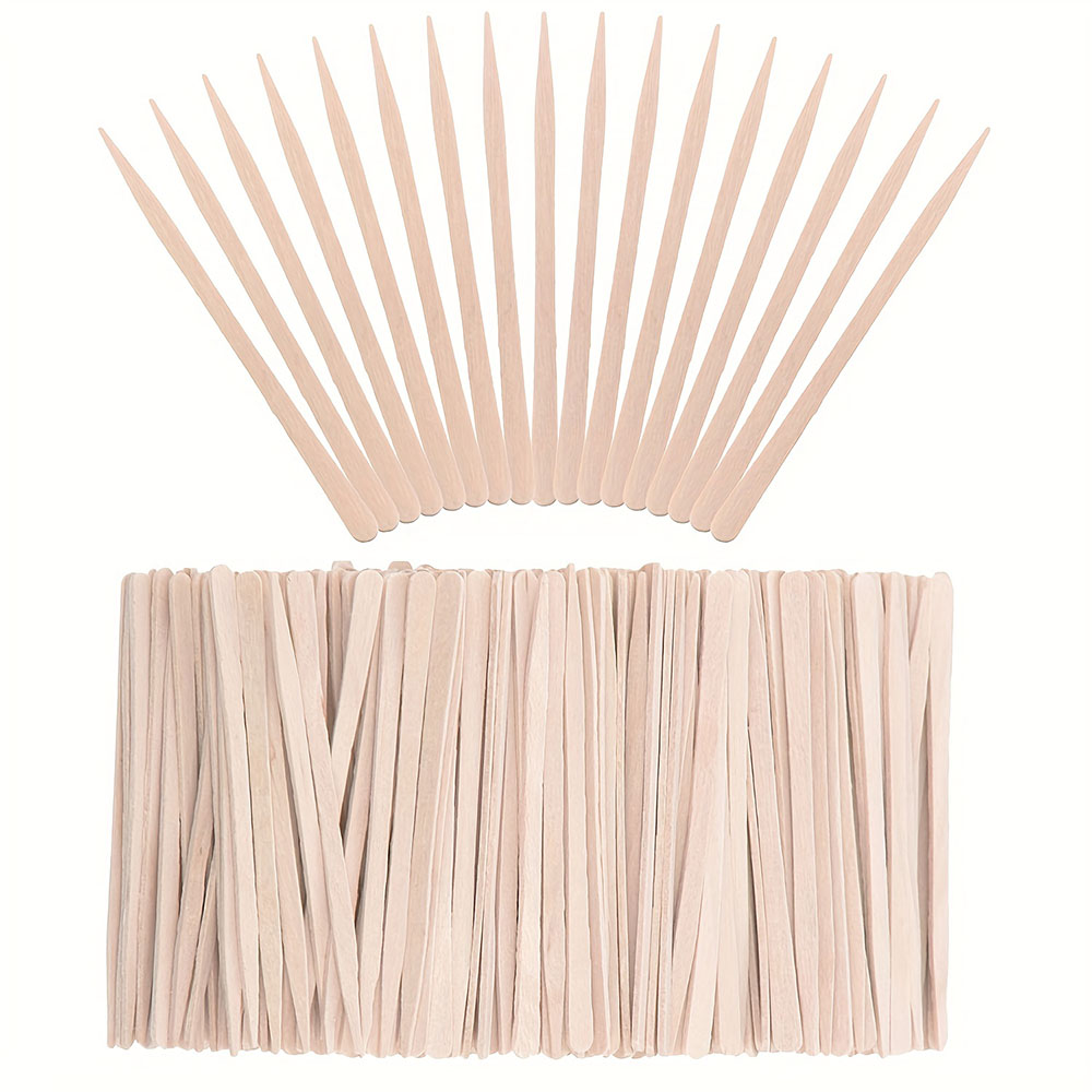 Hair Wax Stick - 300/500 sztuk drewniane patyczki do wosku
