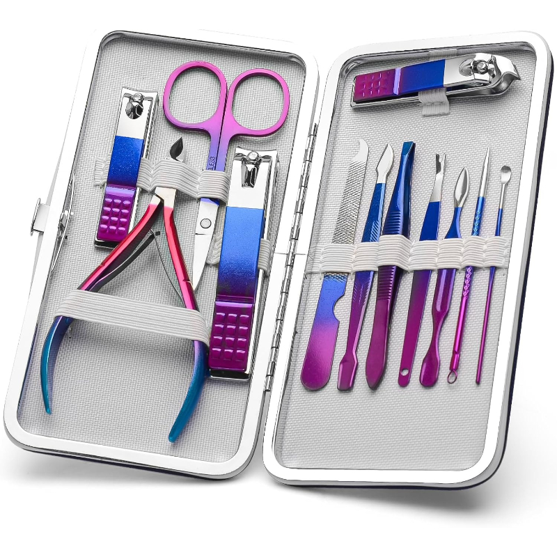 Mens Grooming Kit Gift - Zestaw do manicure, obcinaczki do paznokci,