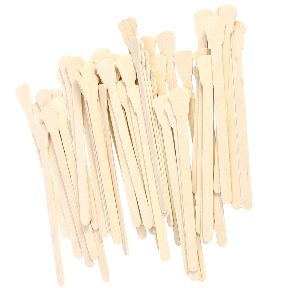 500 sztuk drewnianych szpatułe – Hair Wax Stick recenzja i cena
