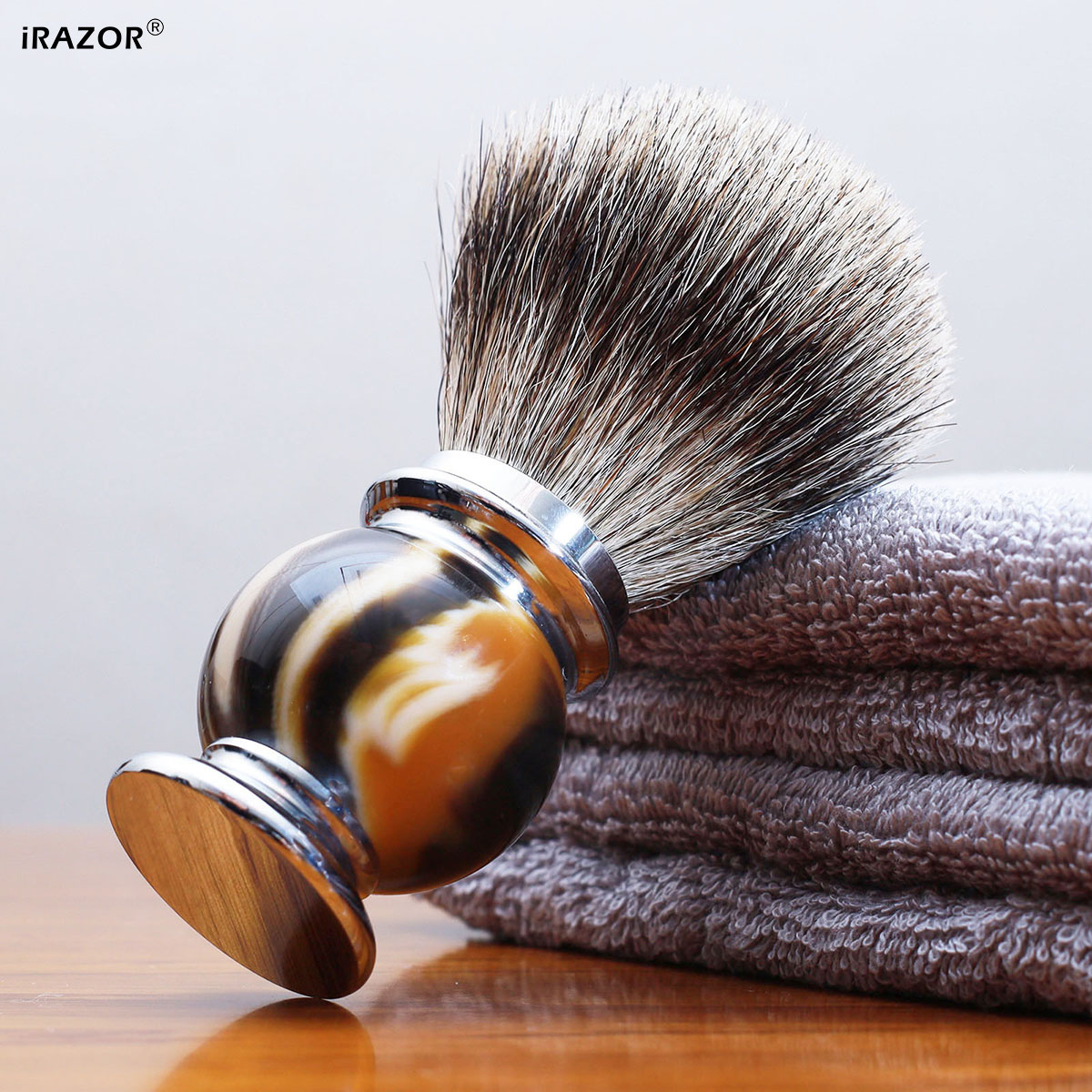 iRAZOR Silvertip Pędzel do gol – Men'S Grooming Organizer recenzja i cena