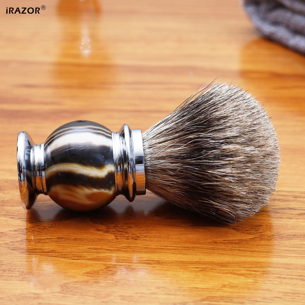 iRAZOR Silvertip Pędzel do gol – Men'S Grooming Organizer recenzja i cena