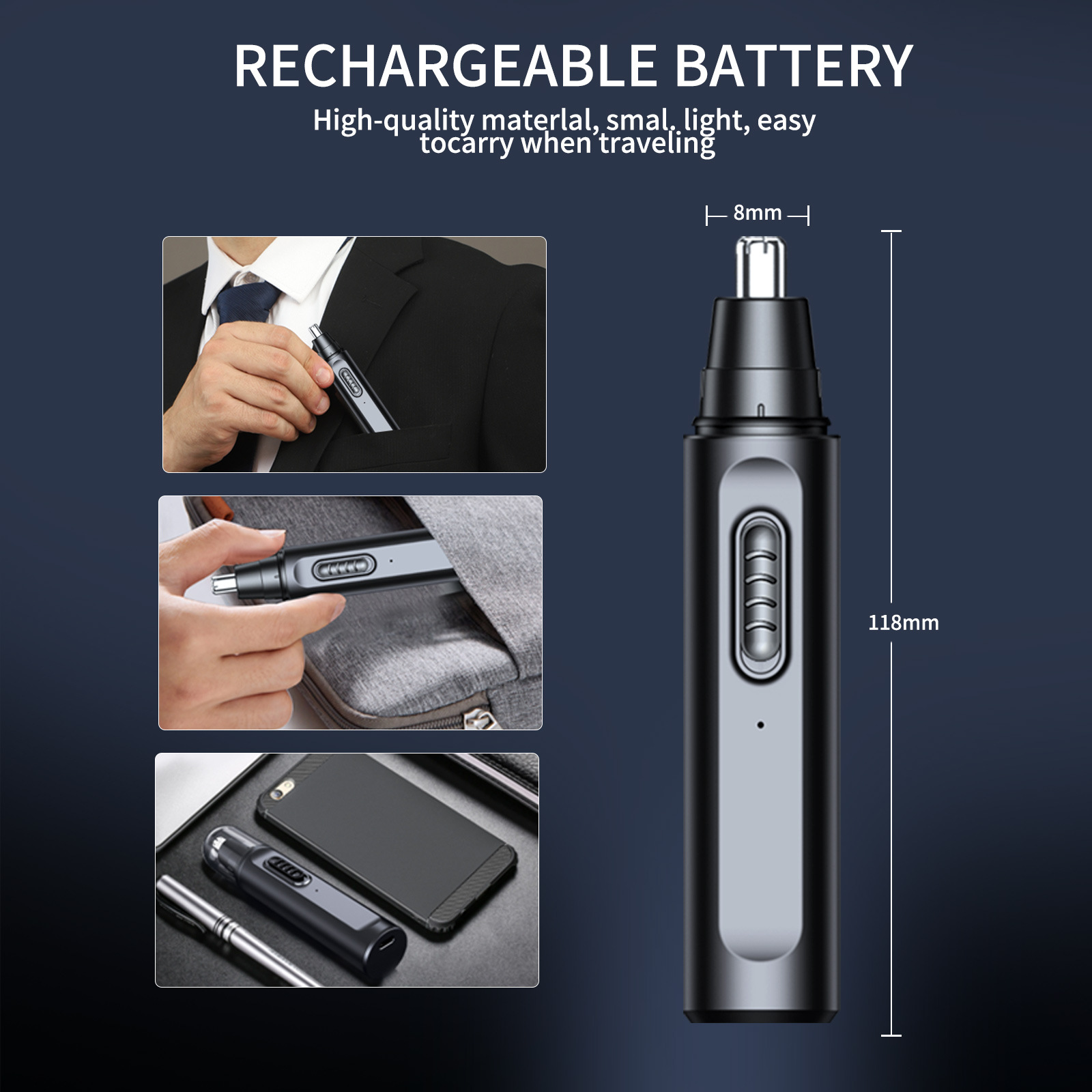 Trymer do nosa dla mężczyzn El – Nose Hair Trimmer recenzja i cena