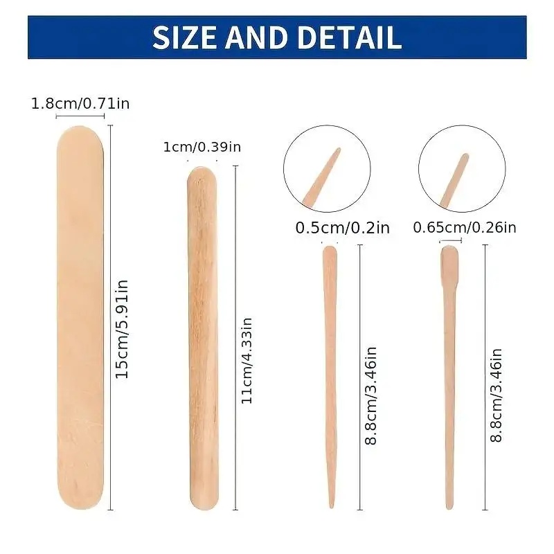 Drewniana szpatułka do depilac – Hair Wax Stick recenzja i cena