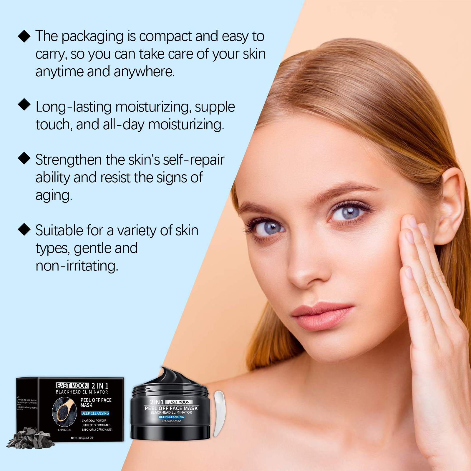 Maska z węglem bambusowym na z – Exfoliating Scrub Mens recenzja i cena