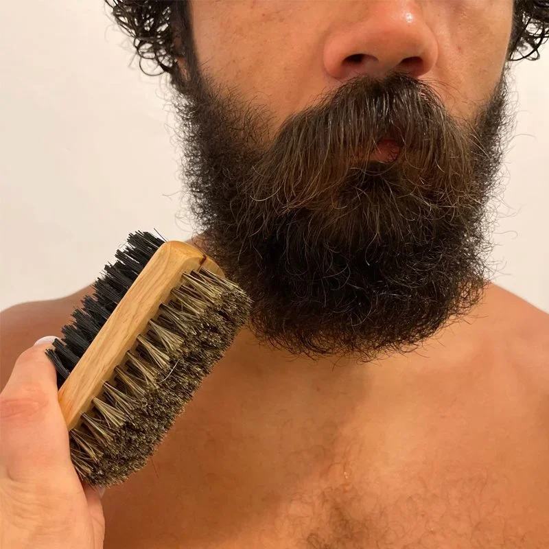 Szczotka do brody z naturalnym – Men'S Grooming Organizer recenzja i cena
