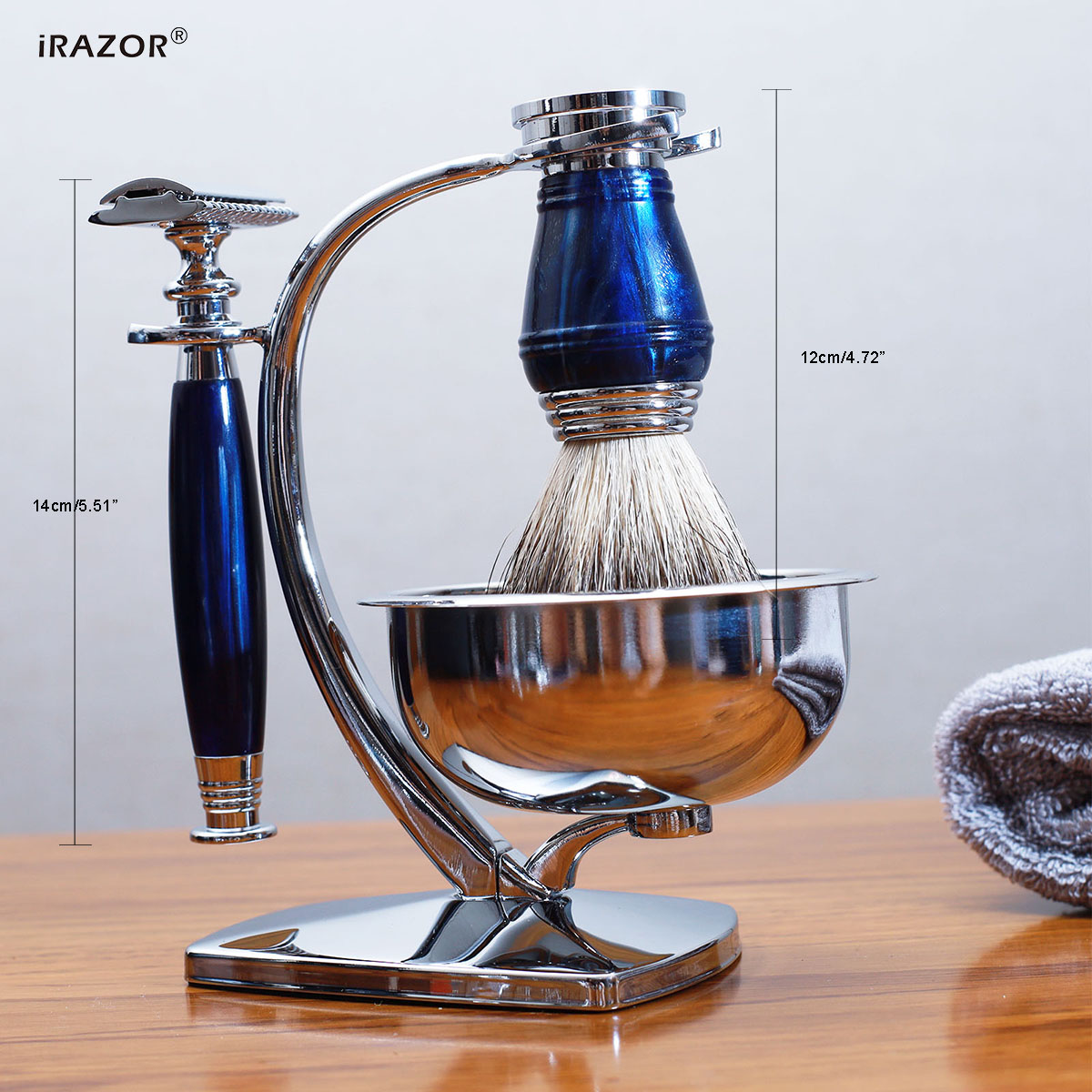 iRAZOR Royal Blue Luksusowy Ze – Men'S Grooming Underarm recenzja i cena