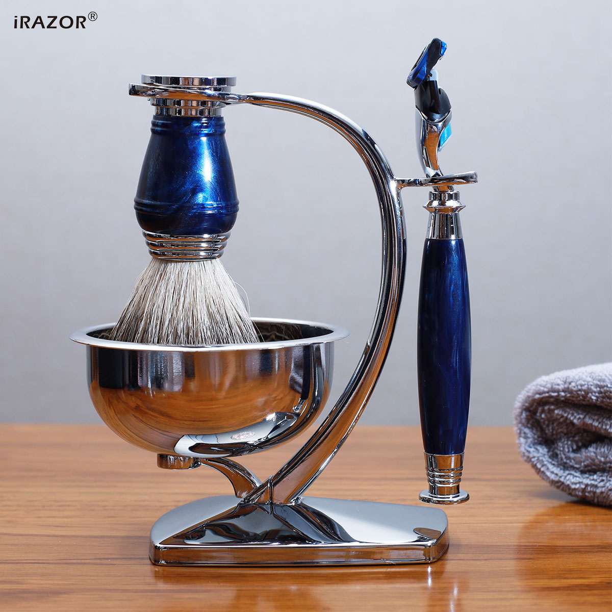 iRAZOR Royal Blue Luksusowy Ze – Men'S Grooming Underarm recenzja i cena